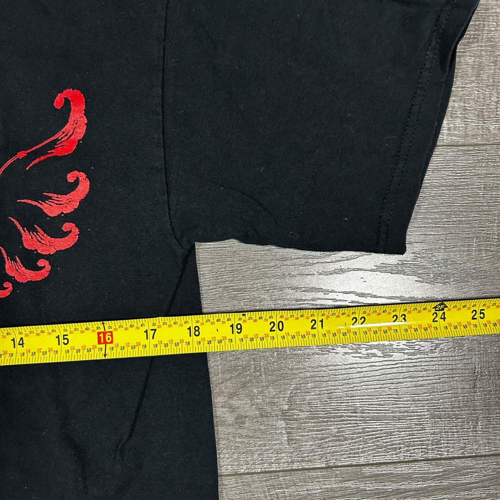 Kittie Never Again Tour 2006 Band T-Shirt Mens Medium Black Red Phoenix Graphic - Picture 4 of 6